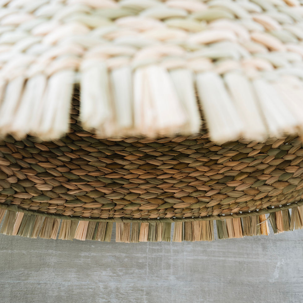Miniatura: Tarasca Natural Chuspata Handwoven Dome Pendant Lamp