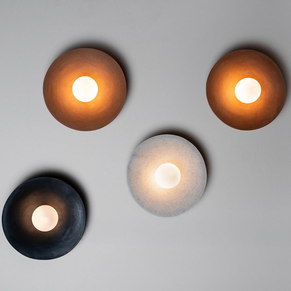 Miniatura: Arenal Burnished Clay Handmade Wall Lamp