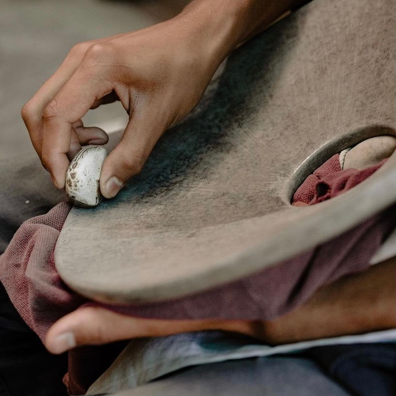 Thumbnail: Arenal Burnished Clay Handmade Pendant Lamp
