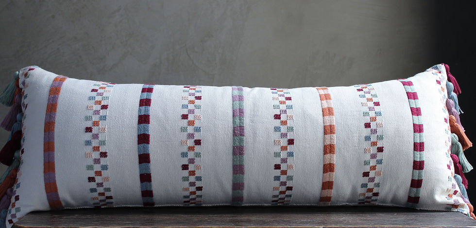 Miniatura: Bombay Collection Authentic Mexican Throw Pillow Luxury Cover Set