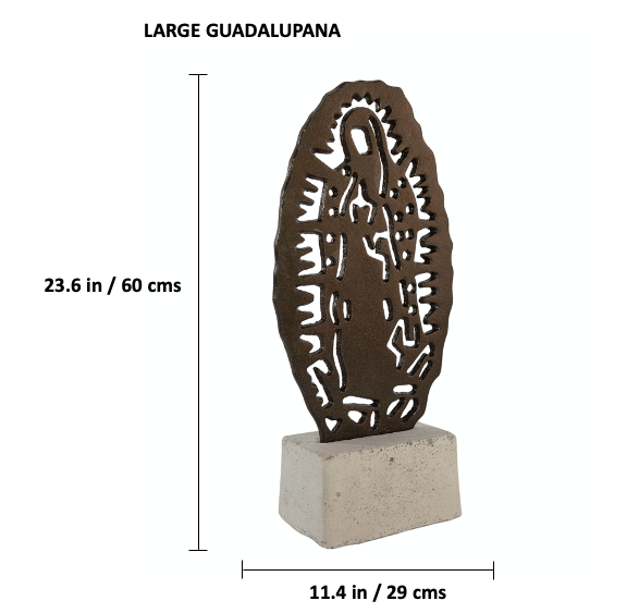 Thumbnail: Virgen De Guadalupe Our Lady Of Guadalupe Aluminum Concrete Figure