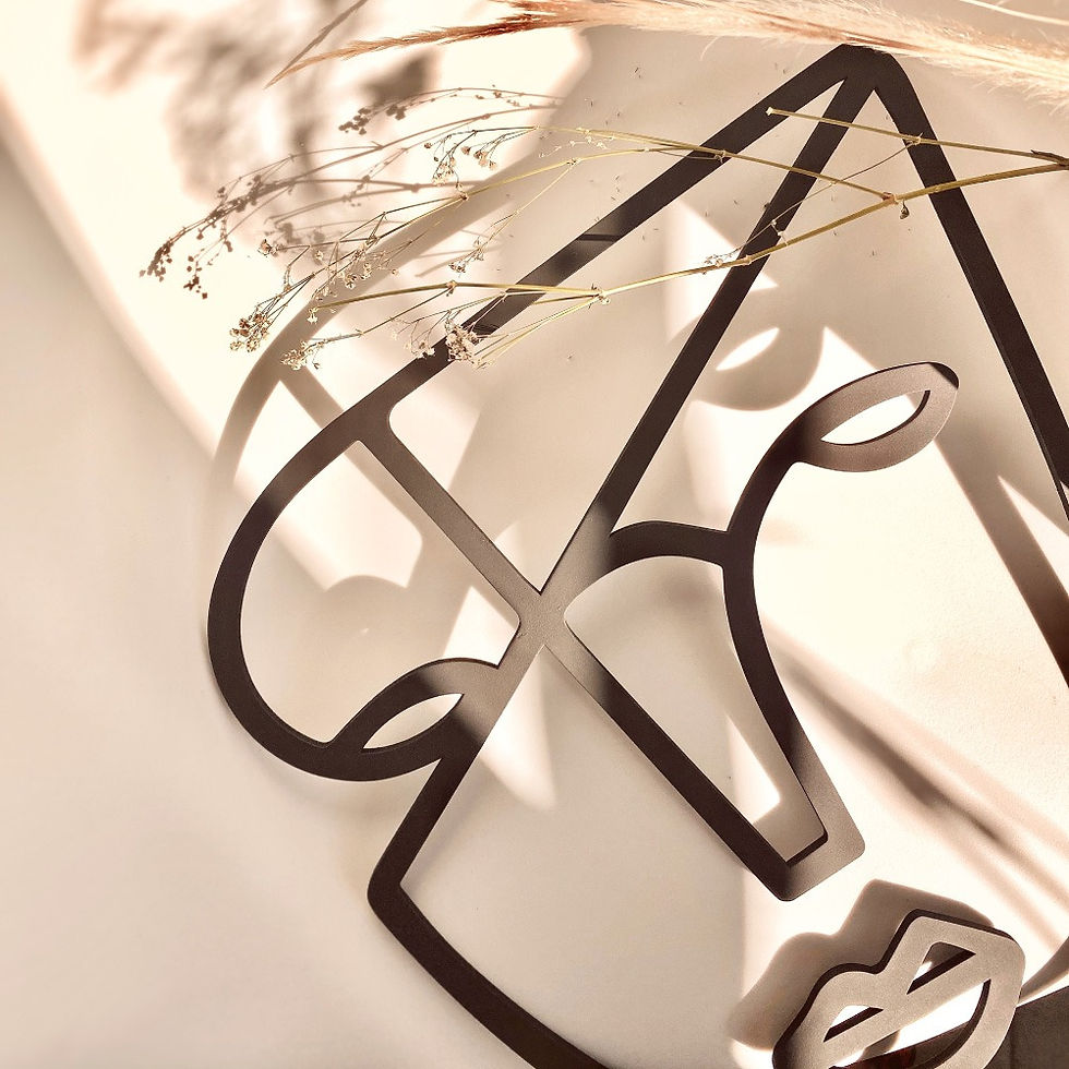 Thumbnail: Kefi Mito Giant Silhouette Decorative Wall Art Wooden MDF Sculpture