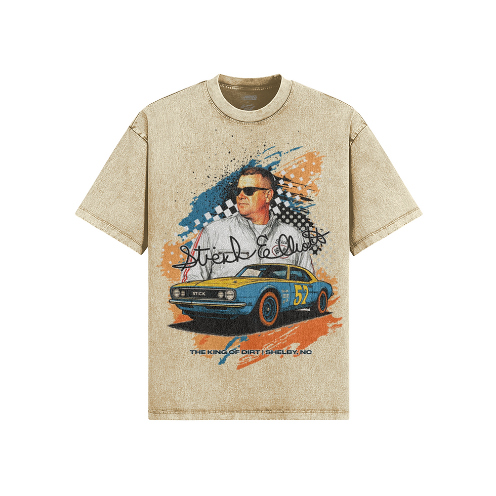 Thumbnail: Stick Elliott "The King of Dirt" 57 Memorial Collection Retro T-Shirt