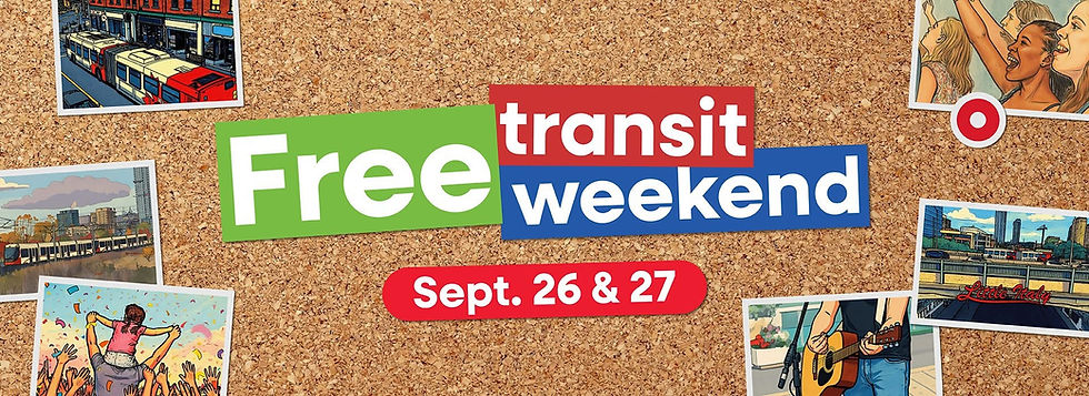 OC Transpo offering a Free Transit Weekend on September 26 and 27