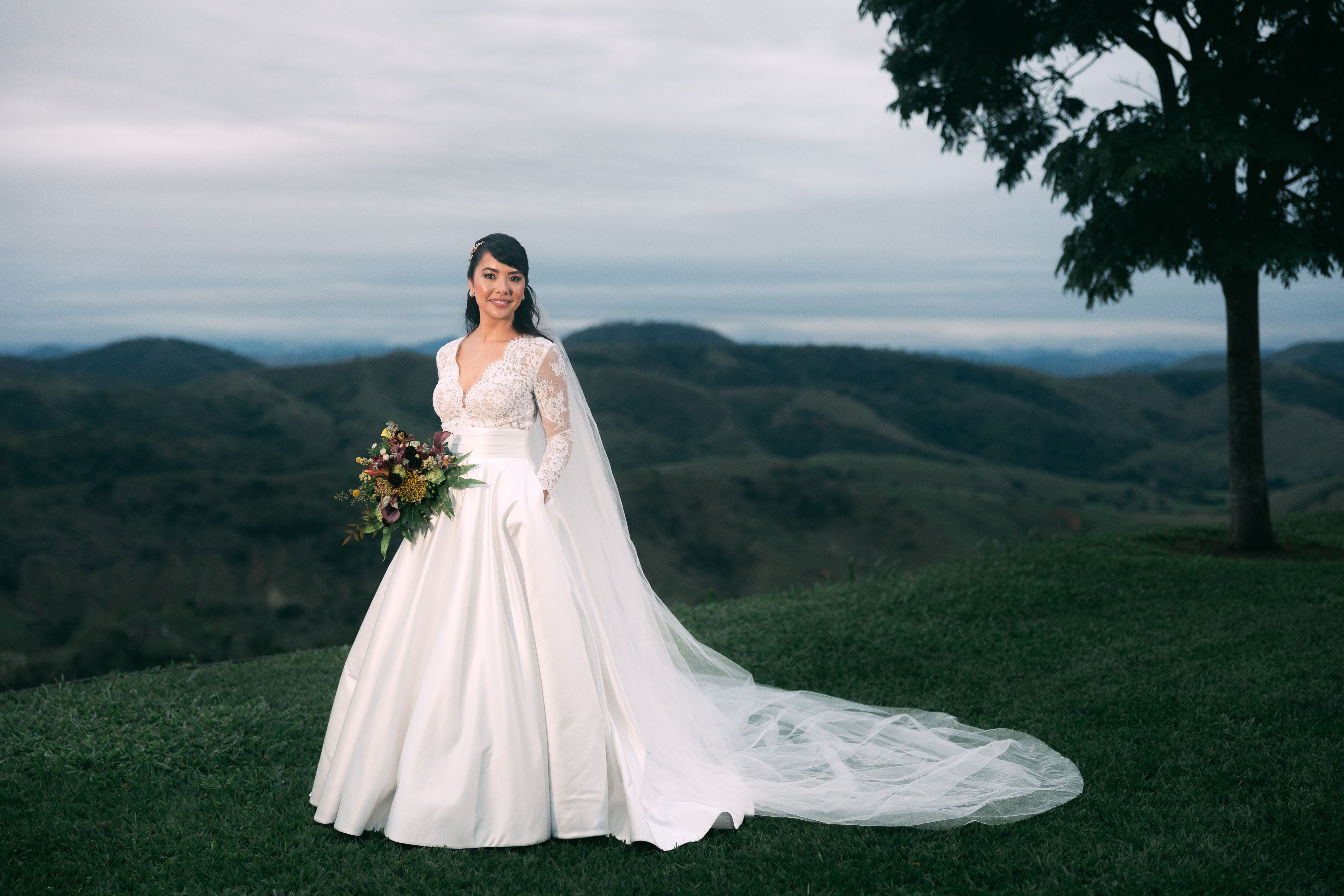 Vestido de Noiva Dzeitune Princesa