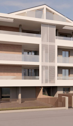 Progetto architettonico dell'edificio residenziale sito in via Bologna a Riccione