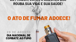 Suprema Três Rios promove campanha de conscientização no Dia Nacional de Combate ao Tabagismo