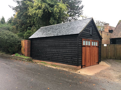 listed property garage build