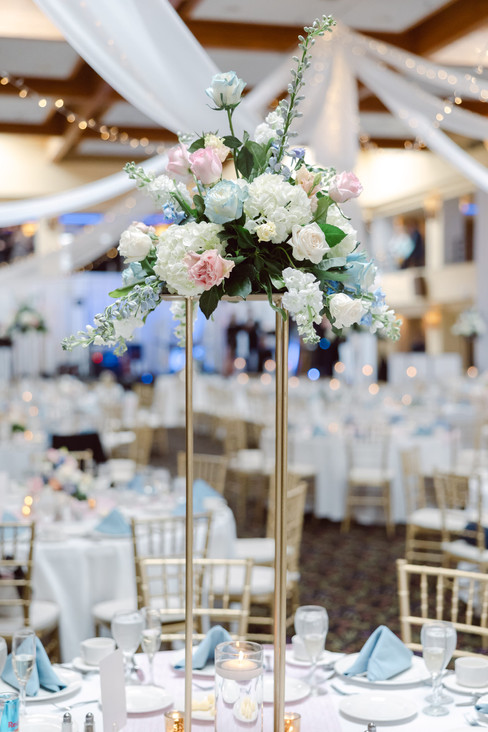 Detroit wedding polish pastel florals