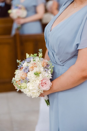 Elegant pastel color bouquet 