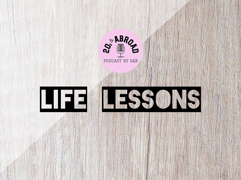 Life lessons