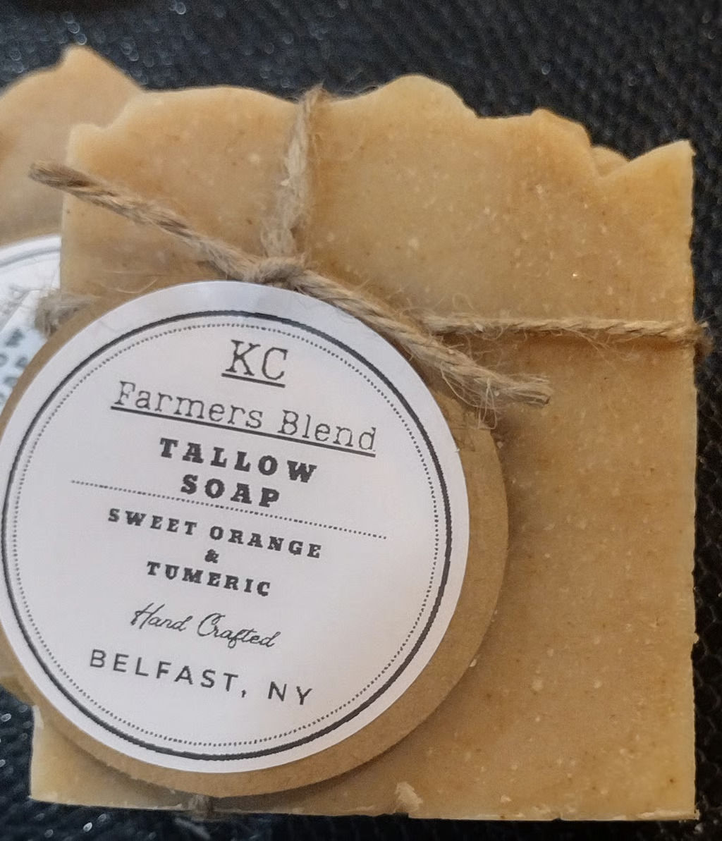 Sweet Orange & Turmeric Tallow Soap