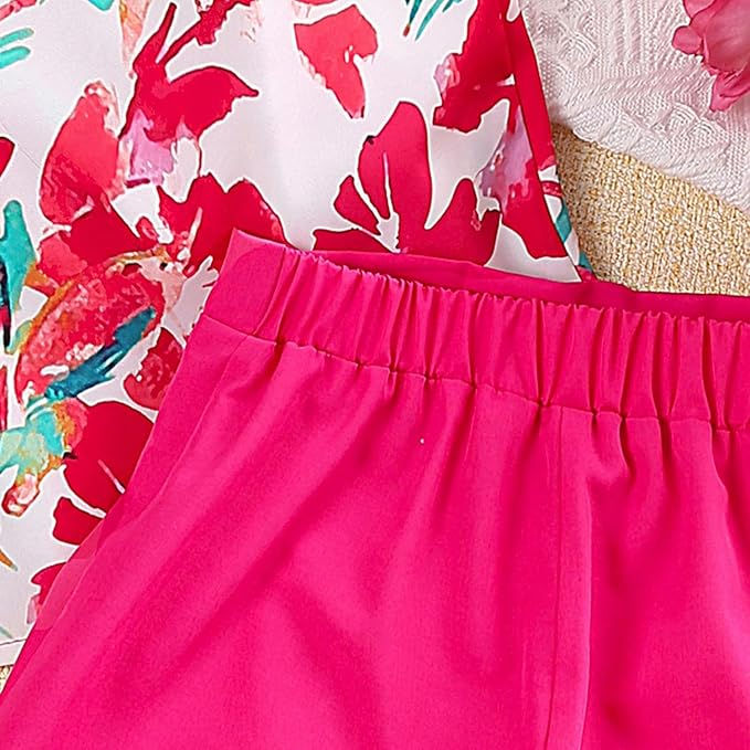 Thumbnail: Halter Printed tops shorts set