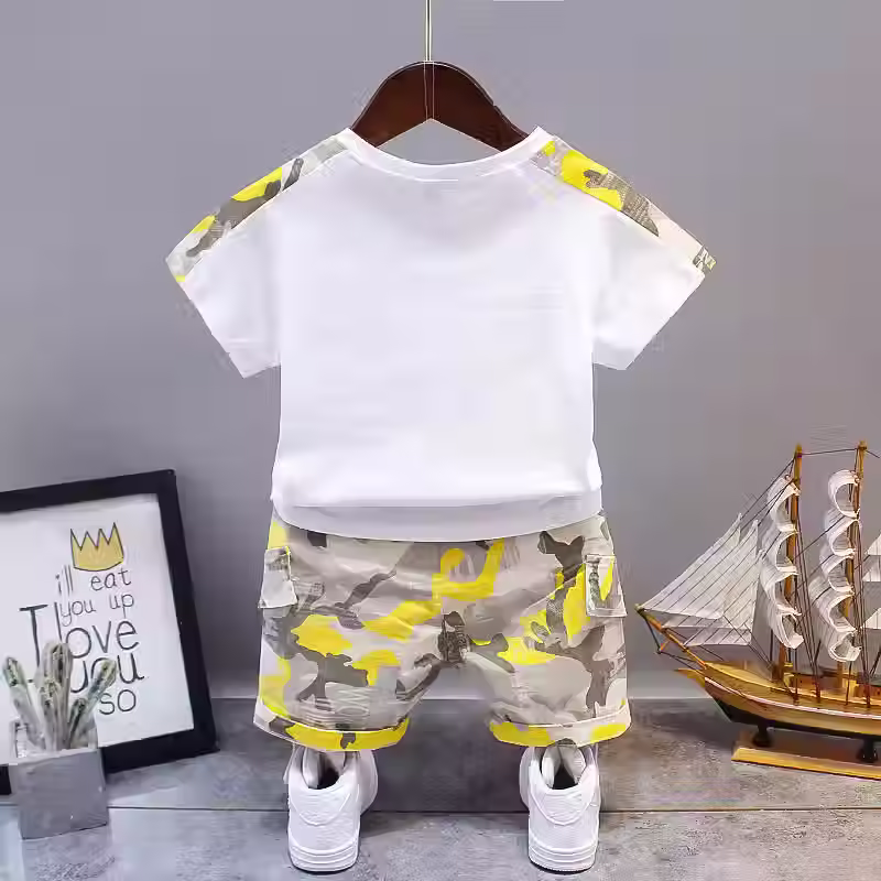 Thumbnail: Vibrant Camo Kidswear Set