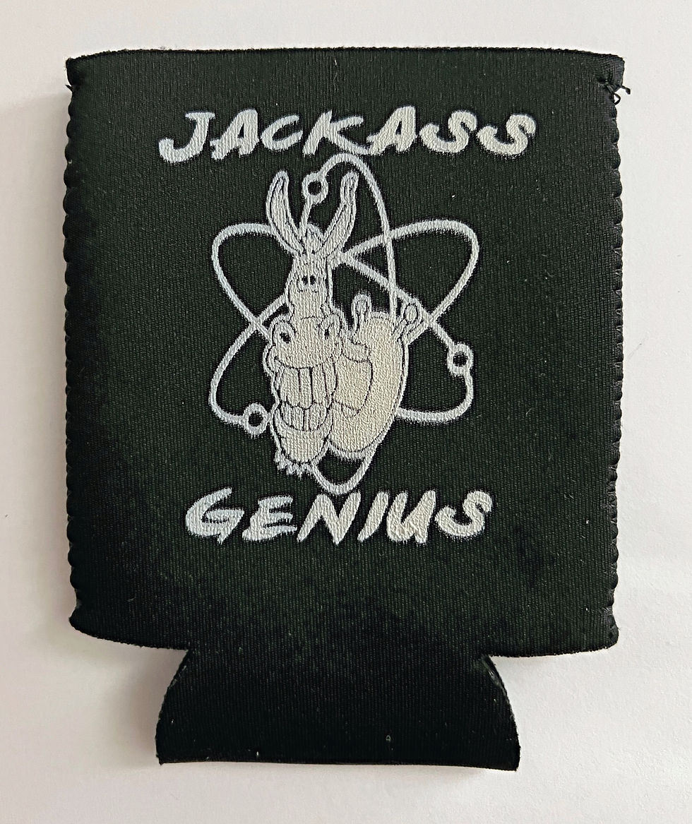 Thumbnail: Jackass Genius 12oz Can Koozies