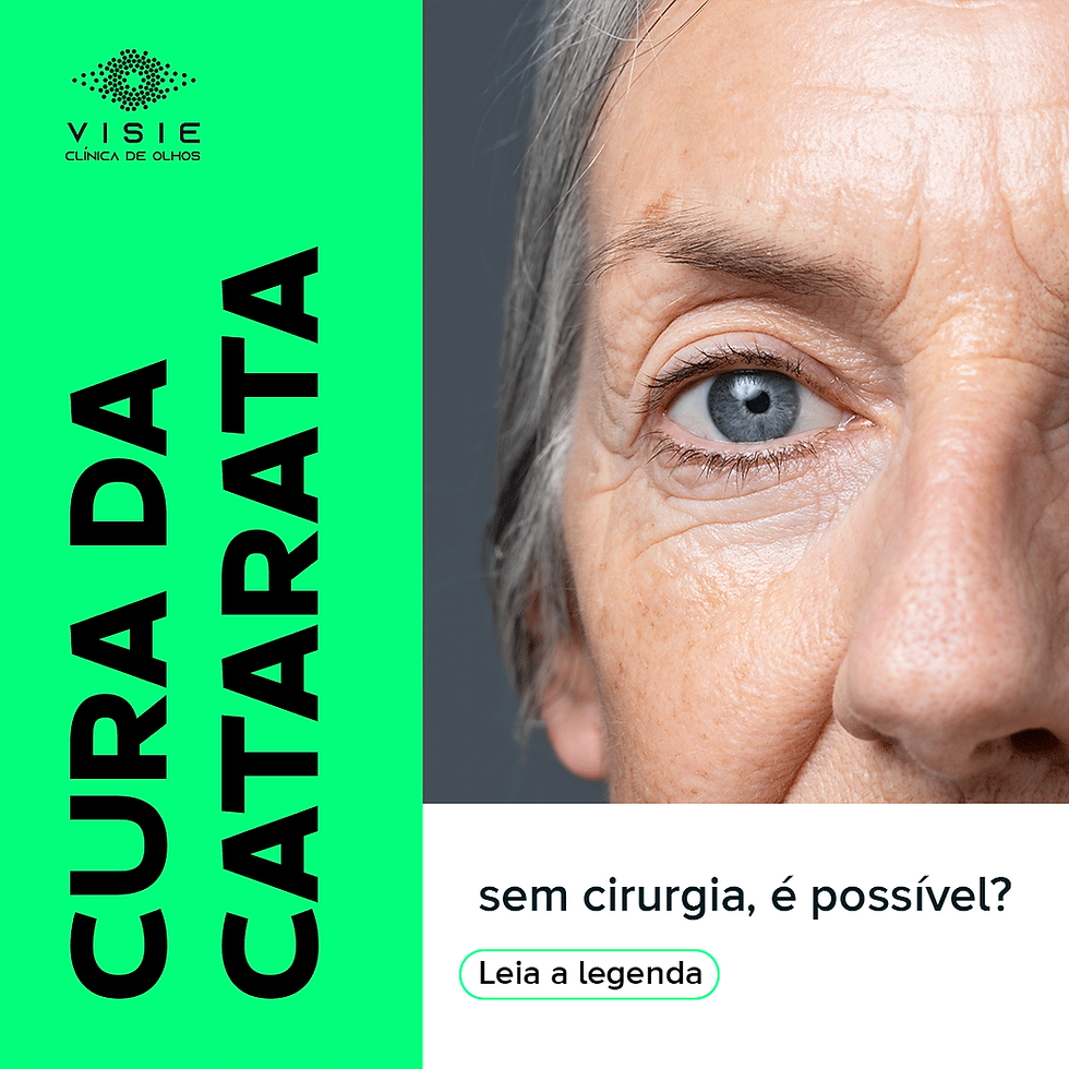 Cura da catarata sem cirurgia é possível?