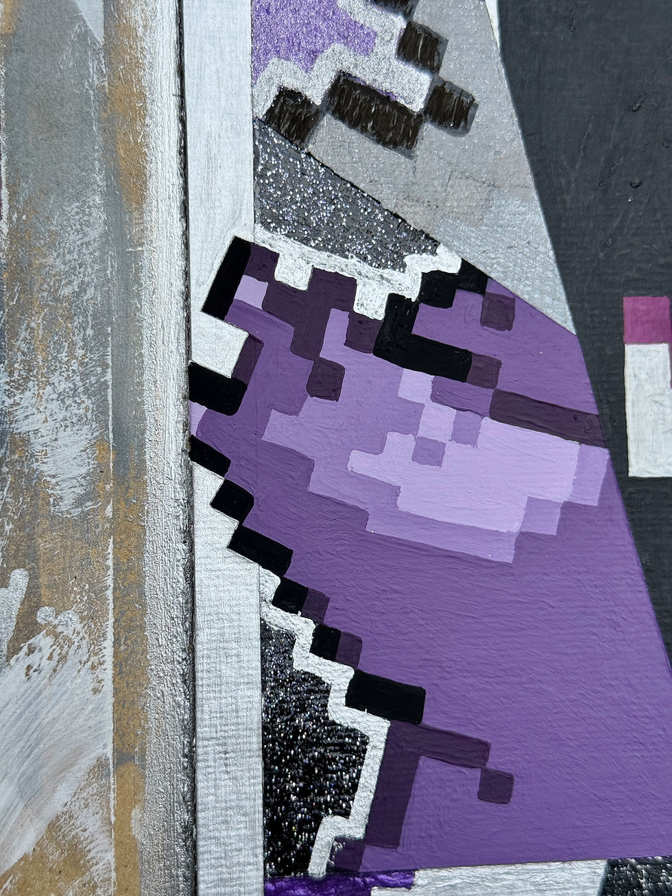 Thumbnail: 8-Bit Gengar (Silver/Glitter)