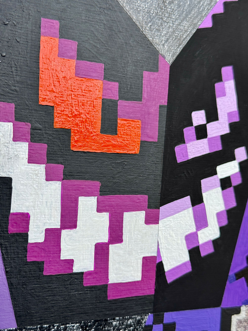 Thumbnail: 8-Bit Gengar (Silver/Glitter)