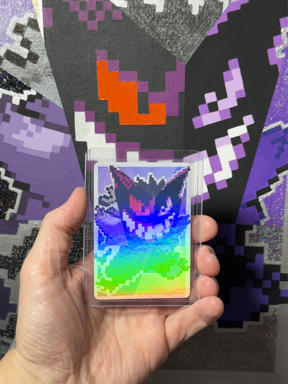 Thumbnail: 8-Bit Gengar Trading Card