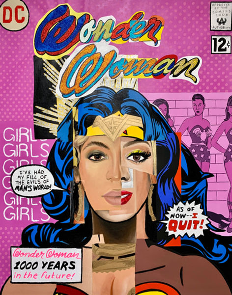 Beyonce Art, Wonder Woman, Comic Book, Destiny's Child, Girls, DC Comics