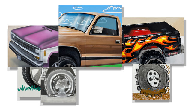 Art, Trucks, GTA, Hot Wheels, Chevrolet