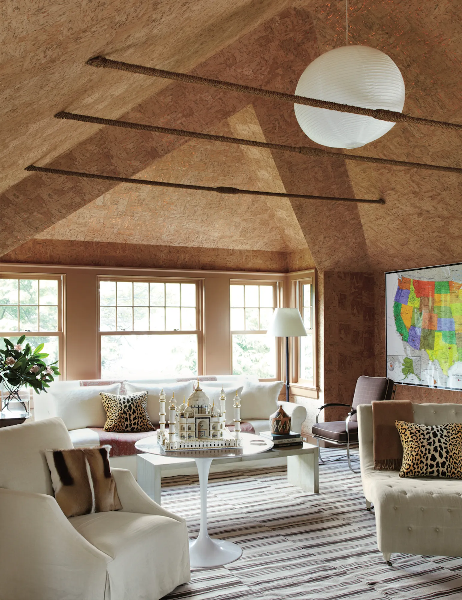 A cork ceiling 