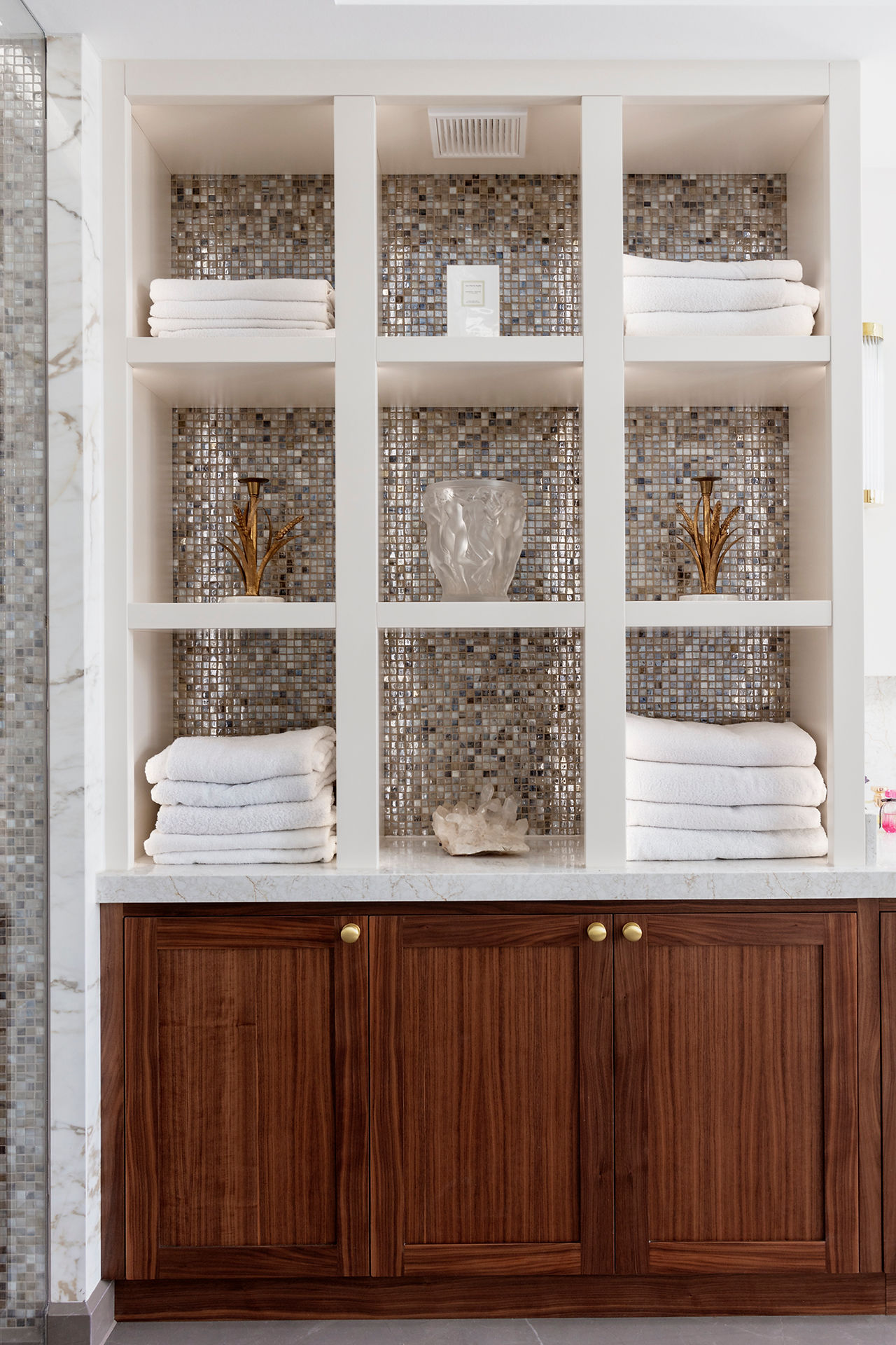 Bespoke bathrooms design with mosaic tile