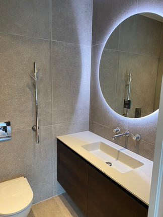 Quiet luxury modern bathroom