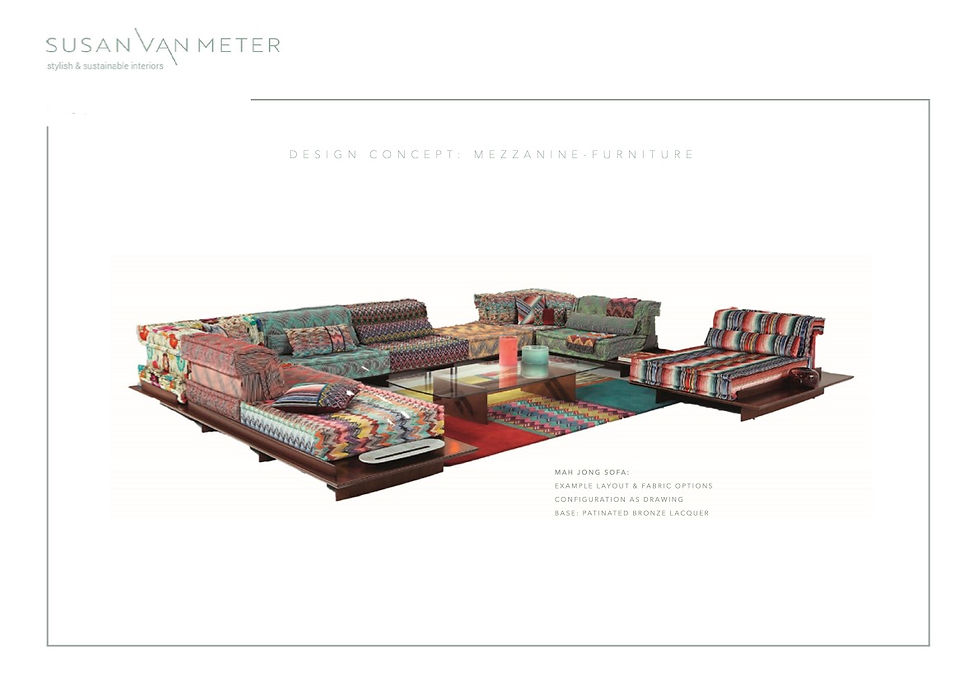 Mah Jong Multi colour sofas
