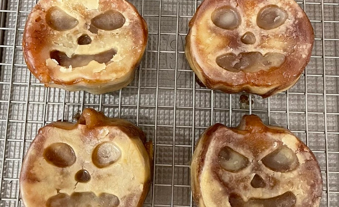 Spooky Apple Pies