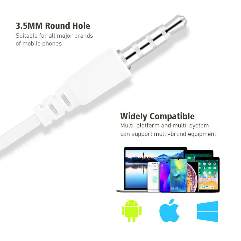 Thumbnail: Macaron U19 Wired Earphones with Microphone and Stereo