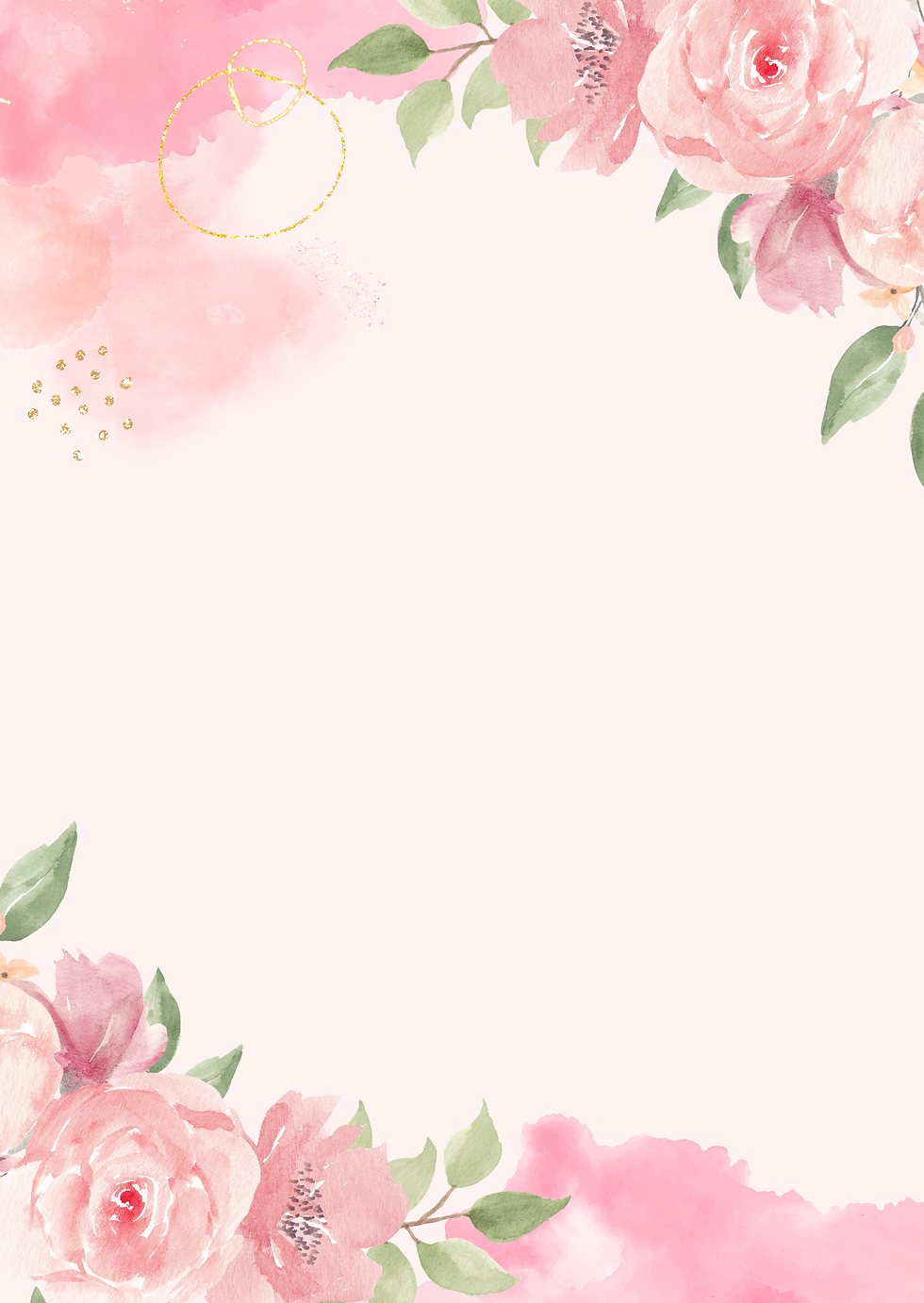 Wedding Invitation Pink Flower Watercolor.png