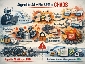 Agentic AI + no BPM = operational chaos (and it’s avoidable).