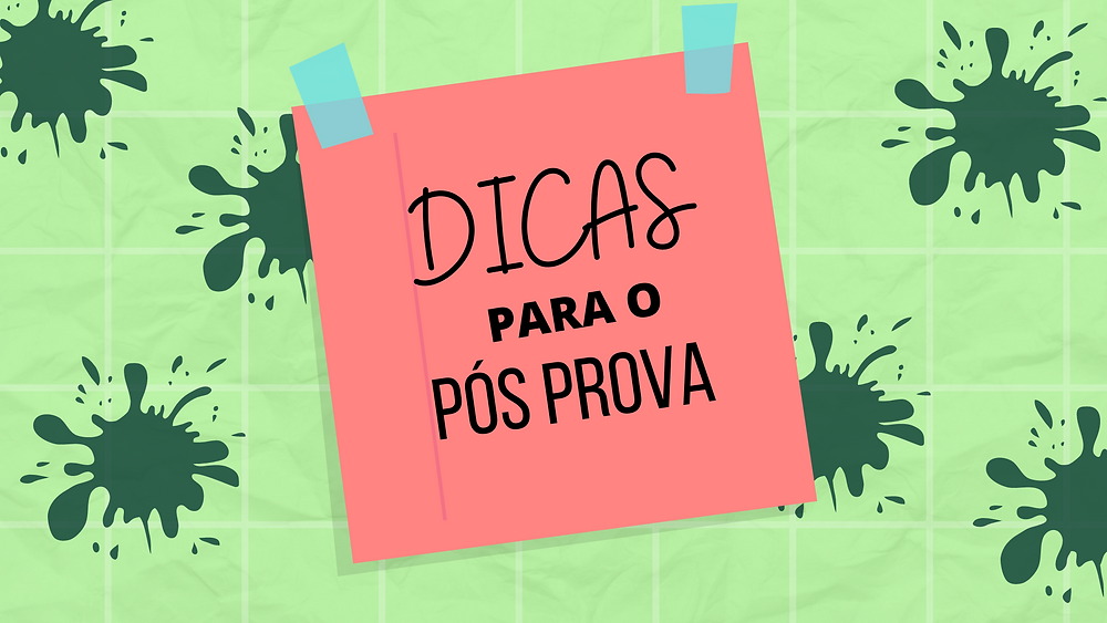 Dicas para o pós prova do COLUNI