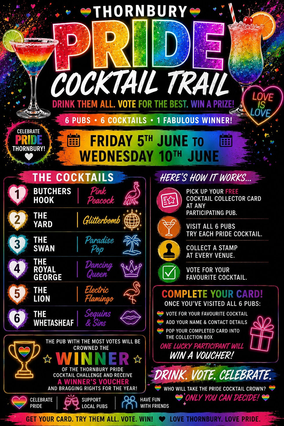 Thornbury Pride Cocktail Trail