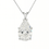 Thumbnail: White Gold Pear Pendant 