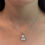 Thumbnail: White Gold Pear Pendant 