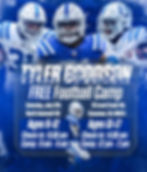 Tyler Goodson Youth Football Camp Session 2 Ages 13-17
