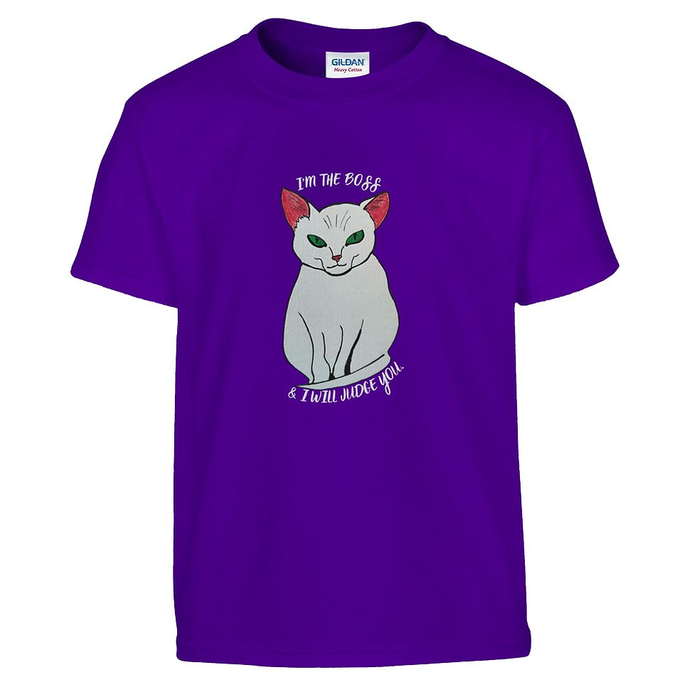 Thumbnail: I'm the Boss...Classic Kids Crewneck T-shirt | Gildan® 5000B