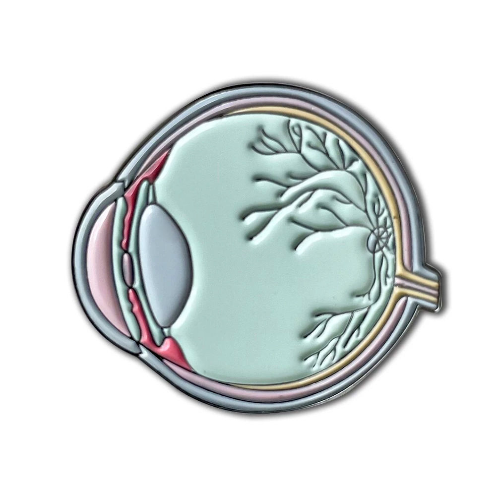 Eye Anatomy Pastel Enamel Pin