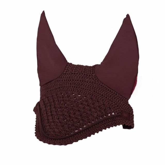 Thumbnail: Crochet Fly Hood Veil Ear Net Ears Black/Brown/Navy/Grey/Burgundy

