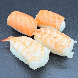 Sushi salmon & shrimp 2+2