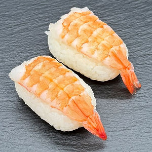 Sushi with shrimp
