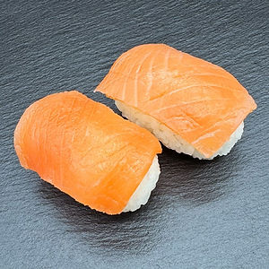 Sushi with salmon