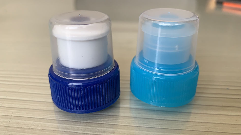 tapa pull push 28 mm / 400 con sobretapa transparente y sin banda de seguridad