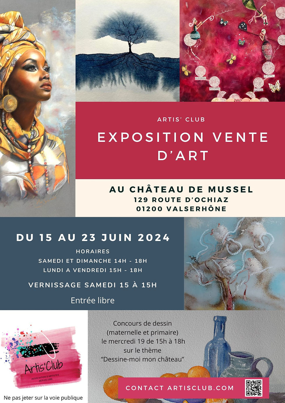 Exhibition at the Château de Mussel - Free admission