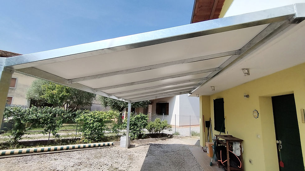 pergola con zavorre a fioriera