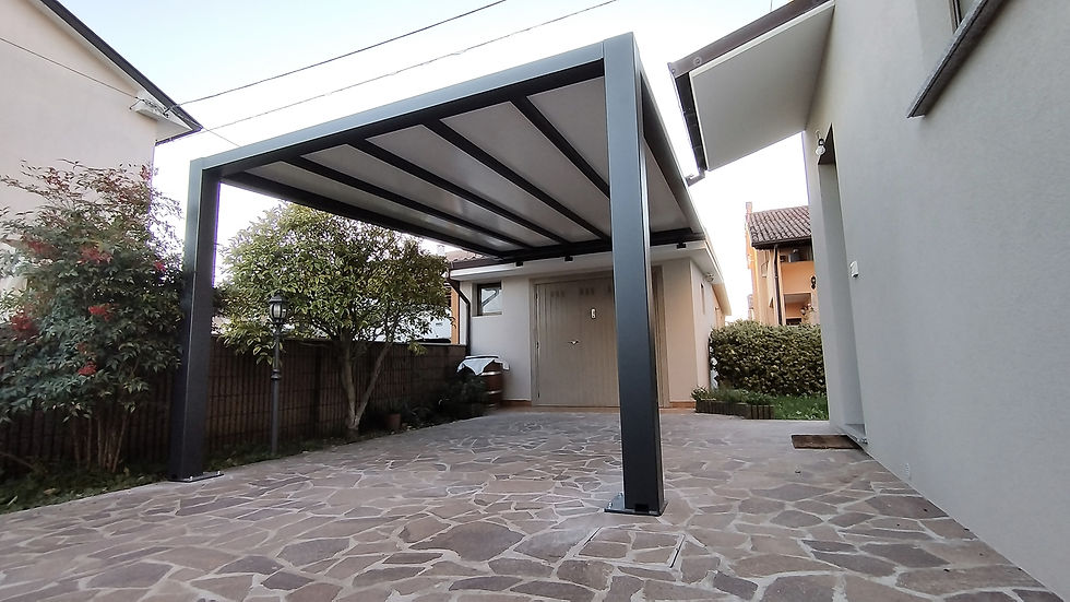 Pergola come garage