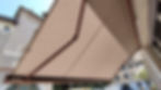 Tenda a braccia cassonata
