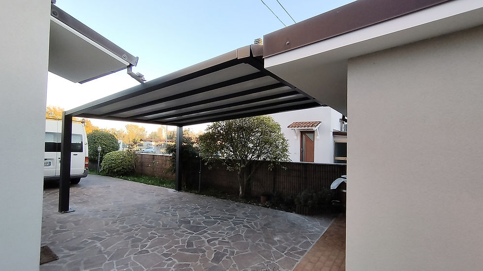 Pergola come garage